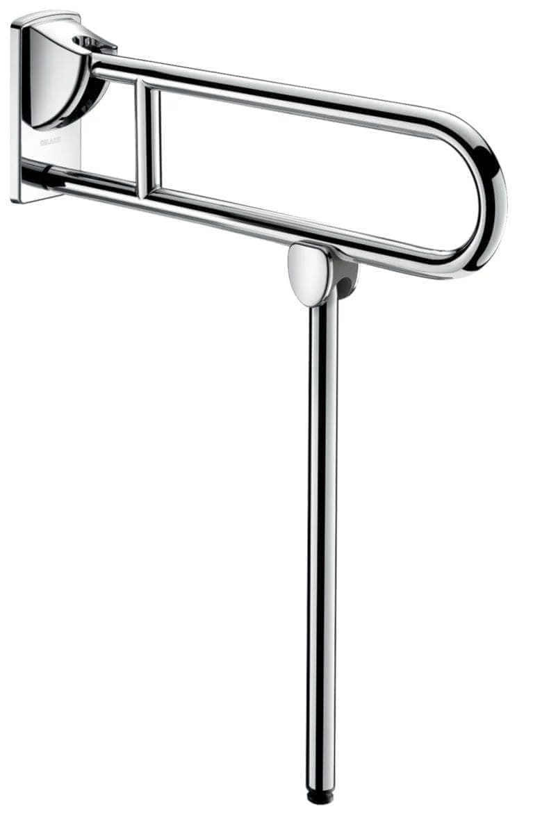 Barre relevable avec béquille D 32 L 650 inox poli brillant réf. 510162P DELABIE