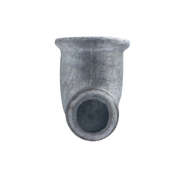 Raccord galva coude mâle femelle