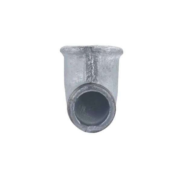 Raccord galva coude mâle femelle