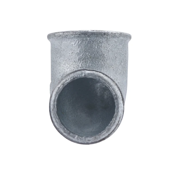 Raccord galva coude mâle femelle