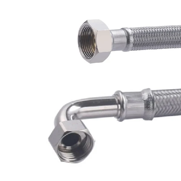 Flexible inox femelle femelle coudé
