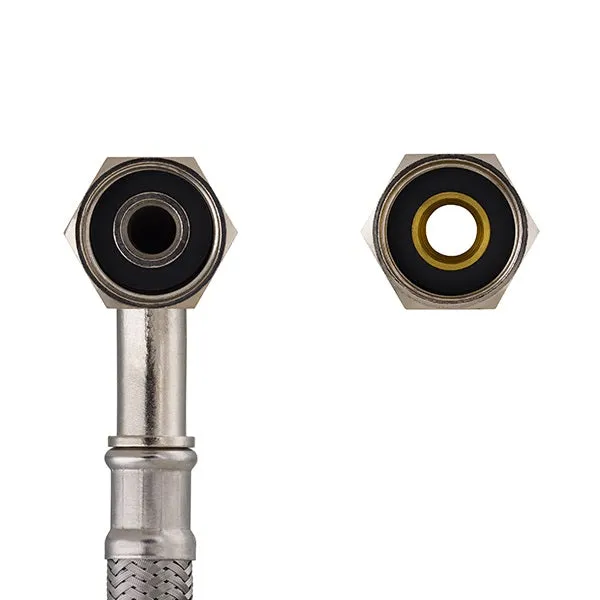 Flexible inox femelle femelle coudé