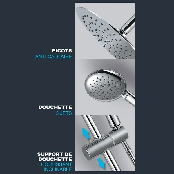 Colonne de Douche Thermostatique DERVENN
