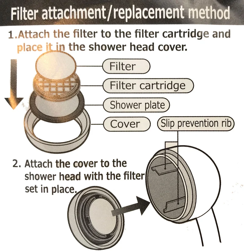 Replacement [03] Shower Head Filter 6pk