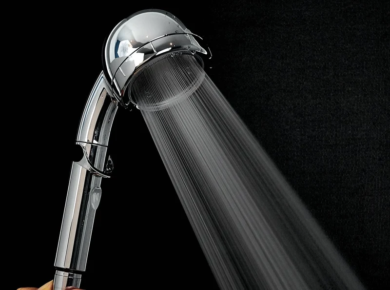amane eco Stop-Lever Shower Head ✅ extra Water Saving | Chrome