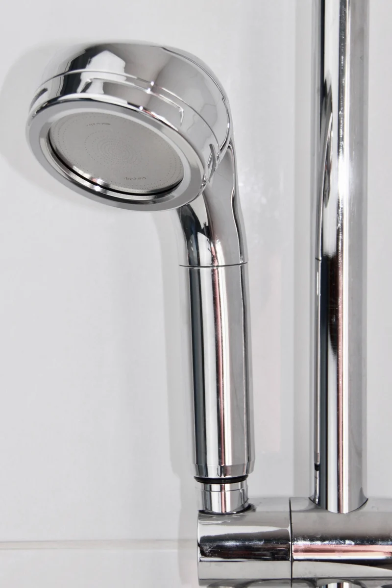 amane 02-S Deluxe Shower Head - Premium Chrome