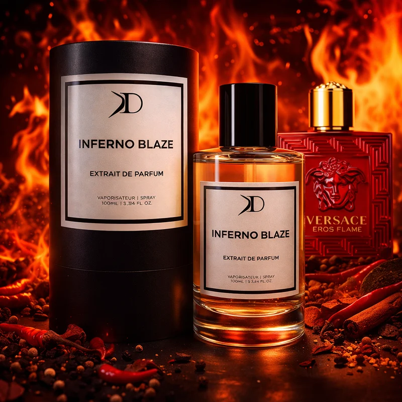KD - INFERNO BLAZE Extrait de Parfum | Inspiré de VERSACE EROS FLAME