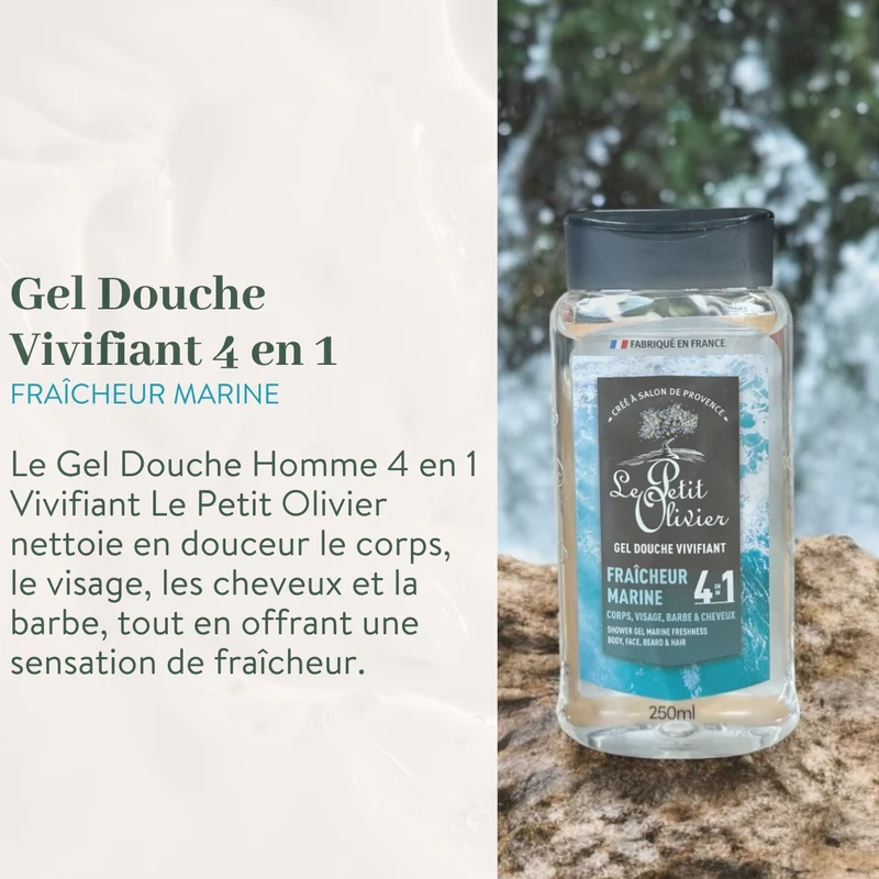 Duo Gel Douche Homme 4 en 1
