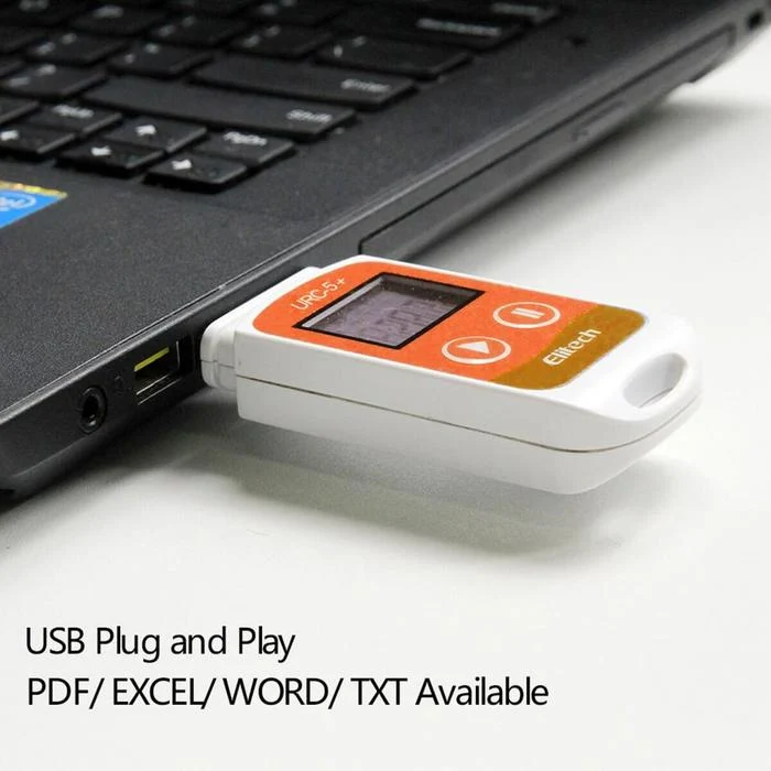 Enregistreur de données Elitech RC-5+, enregistreur de température USB, rapport PDF