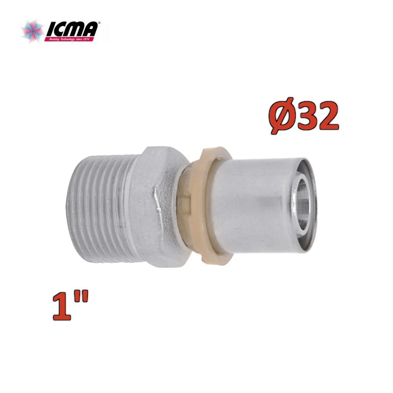 ICMA 402 - Raccord mâle droit à sertir 1''x32 SEMPITER®