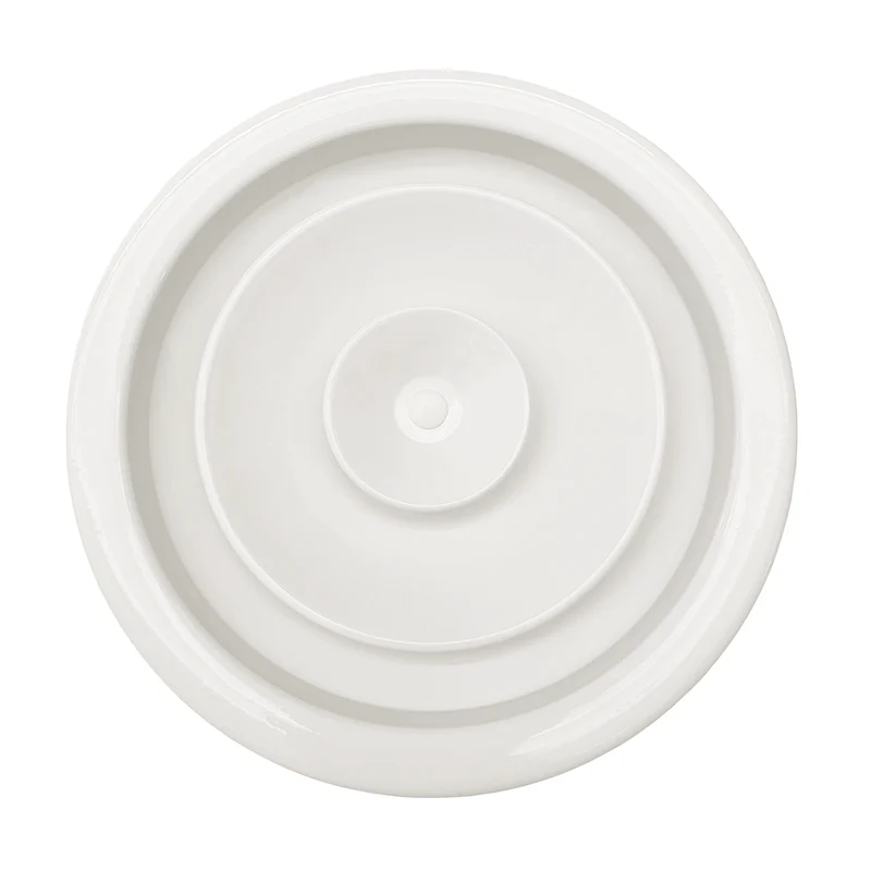 Diffuseur circulaire à cônes réglables, anémomètre, Ø 200 mm en aluminium blanc, avec clapet intégré