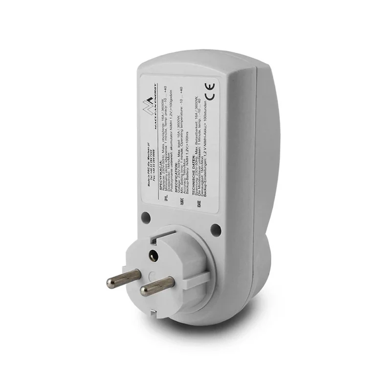 Programmateur de prise de minuterie numérique hebdomadaire Schuko