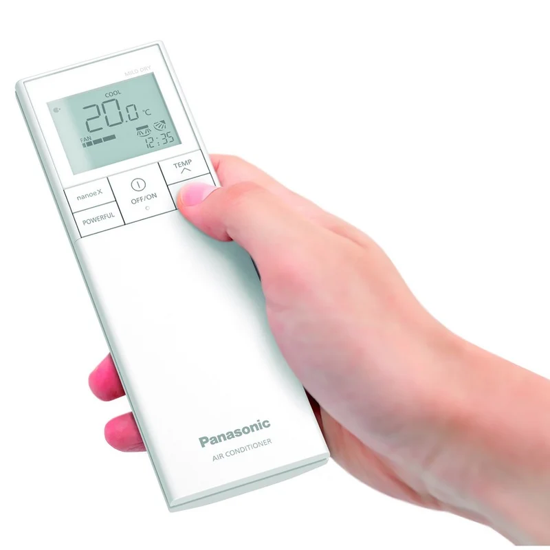 Climatiseur split mono Panasonic ETHEREA 12000 BTU A+++ avec R32, blanc, Wi-Fi et NanoeX