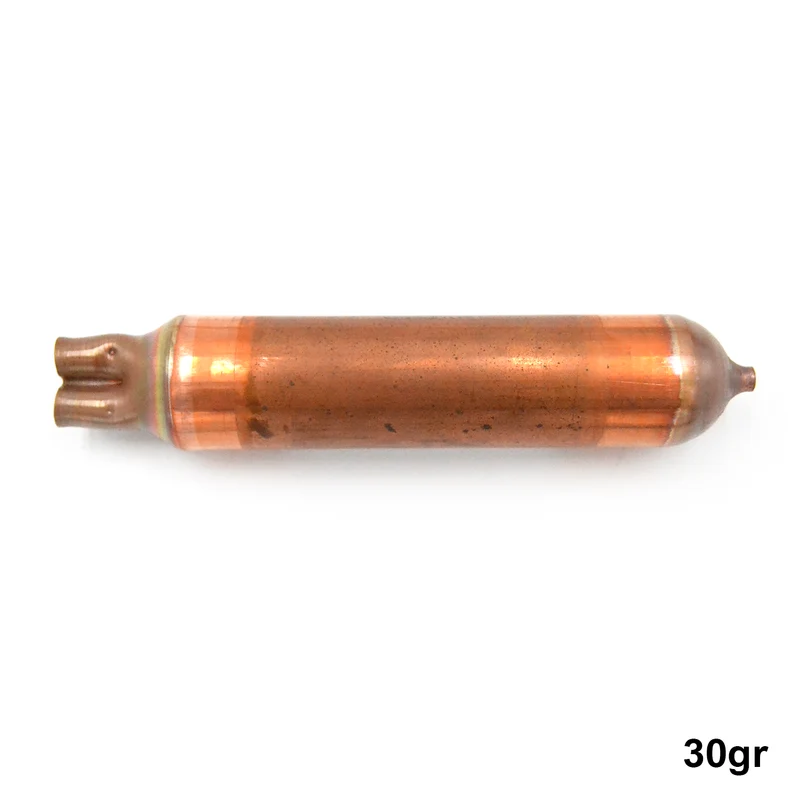 Filtre déshydrateur à trois voies en cuivre moléculaire 30 g - pour circuits frigorifiques