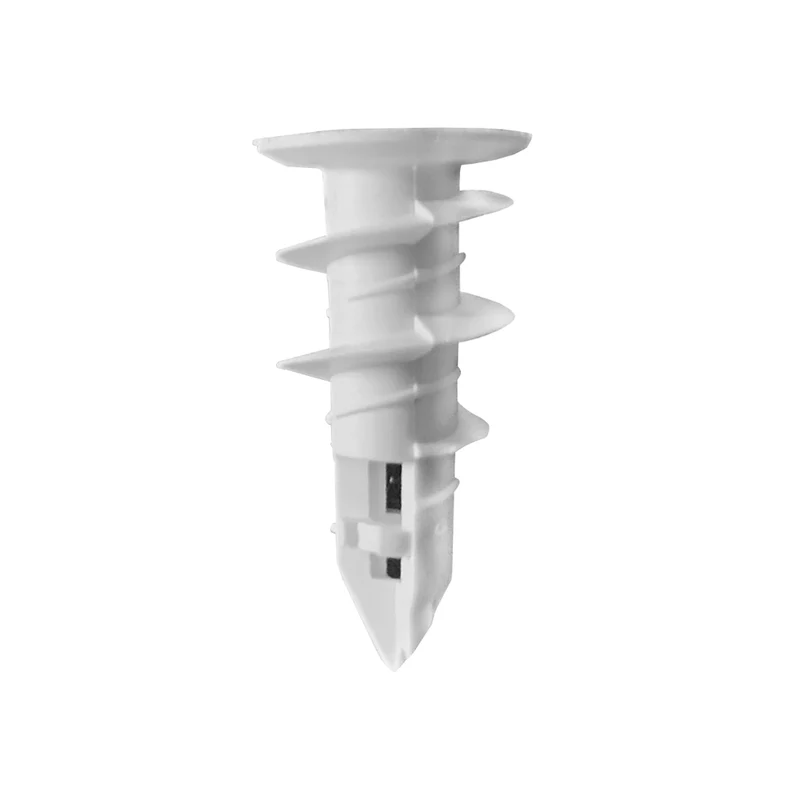 Kit de 100 chevilles autoperceuses en nylon, de 29 mm de long, pour plaques de plâtre avec vis à tête TSP 4,5 x 25 mm