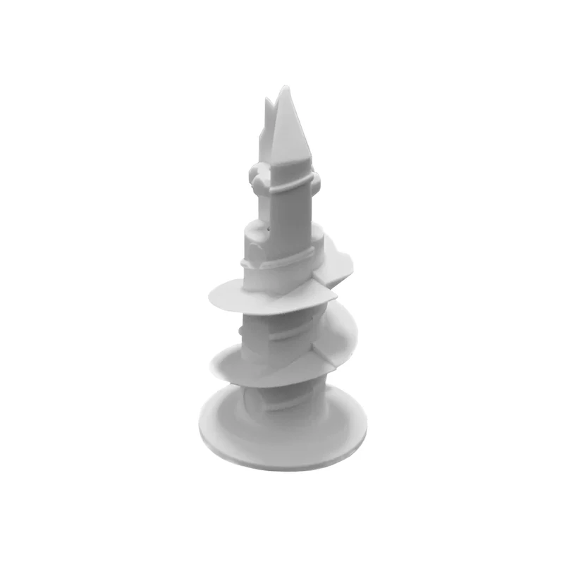 Kit de 100 chevilles autoperceuses en nylon, de 29 mm de long, pour plaques de plâtre avec vis à tête TSP 4,5 x 25 mm