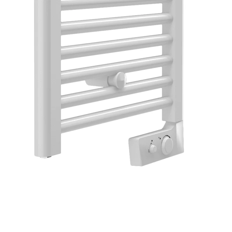 Sèche-serviettes électrique CORTINA, blanc, 170 x 55 cm, avec thermostat - radiateur de salle de bain