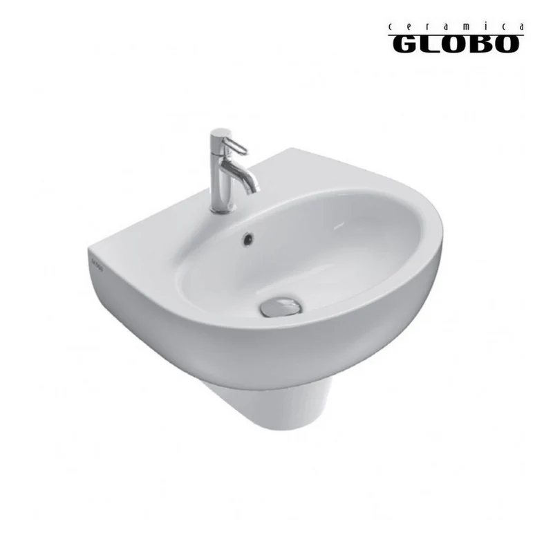 Colonne suspendue demi-hauteur Grace, blanche 28 x 37 H 26 - GRS05.BI - Ceramica Globo