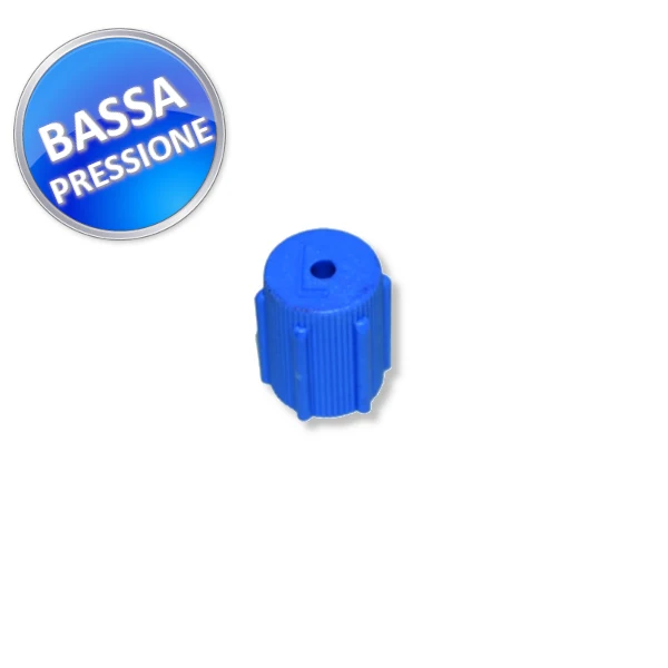 Bouchon de fermeture en plastique pour raccord rapide basse pression R134a - sachet de 5 pièces