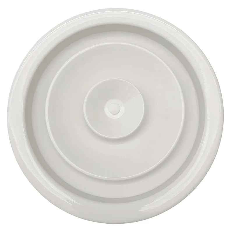 Diffuseur circulaire à cônes réglables, anémomètre, Ø 160 mm en aluminium blanc, avec clapet intégré