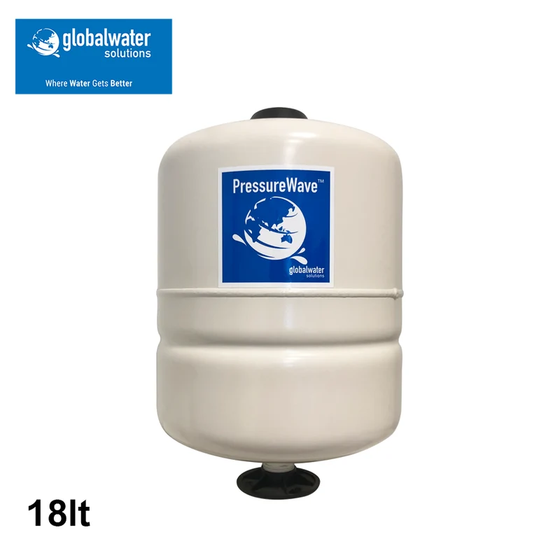 Vase d'expansion de 18 L - 3/4'' pour autoclave sanitaire et chauffant avec membrane d'eau fixe
