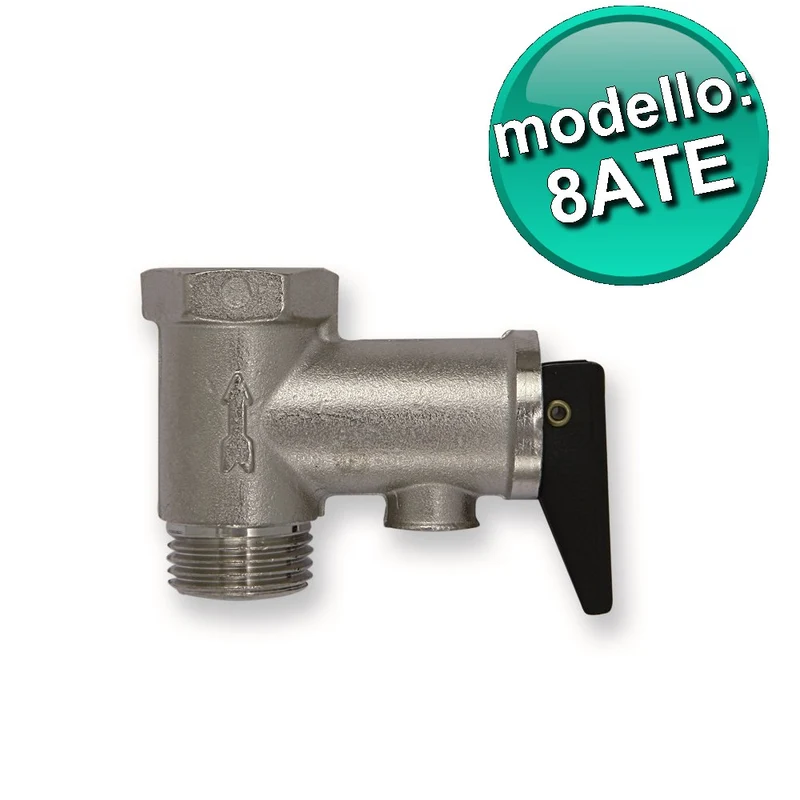 Soupape de sécurité à levier pour chauffe-eau industriels MF 1/2'' - 8 ATE