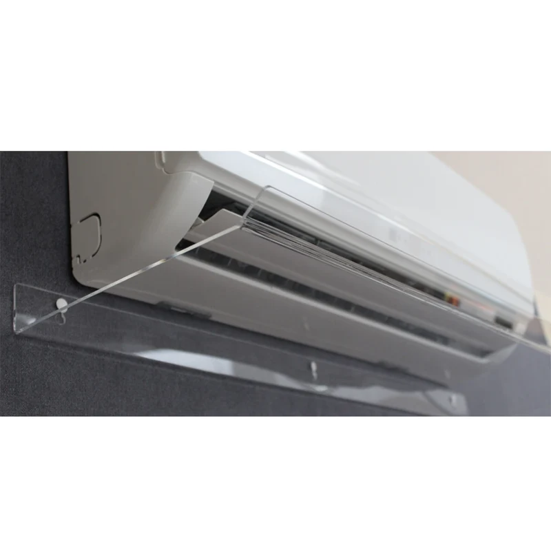 Déflecteur d'air transparent pour climatiseur split 110x31x5 (cm)