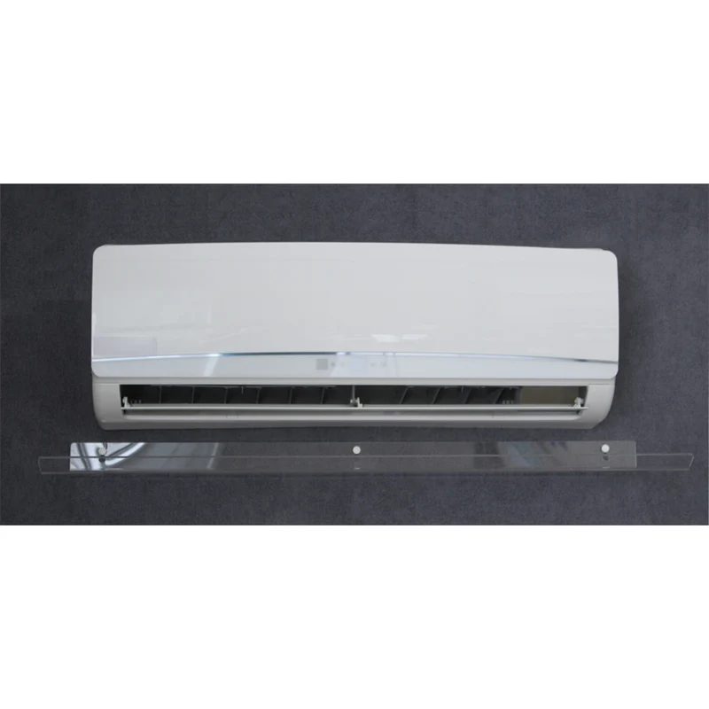 Déflecteur d'air transparent pour climatiseur split 110x31x5 (cm)