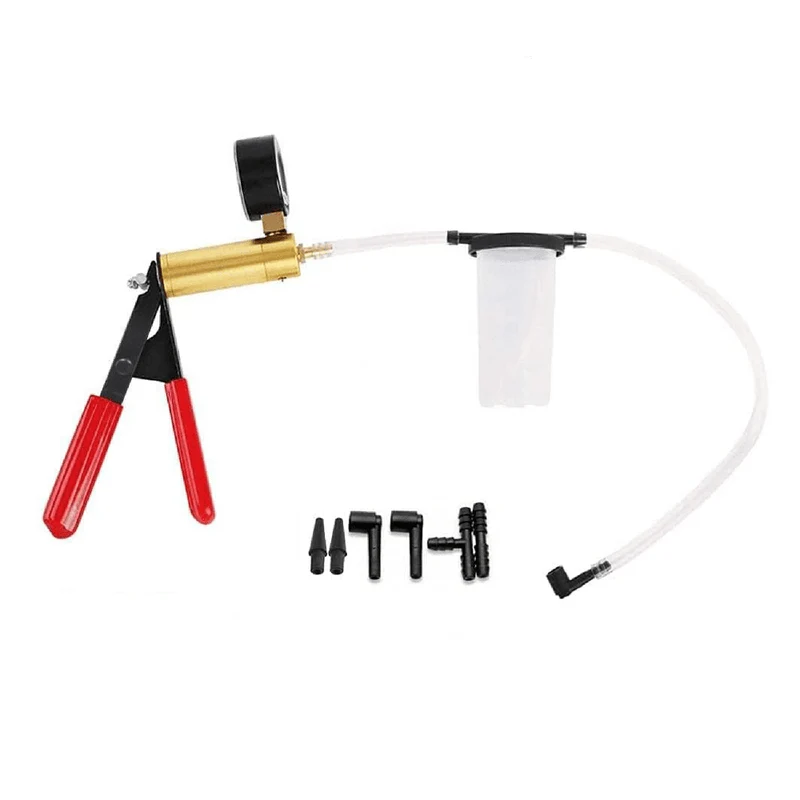 Kit de purge et de mise sous vide des circuits de freinage et d'embrayage pour véhicules - pompe manuelle