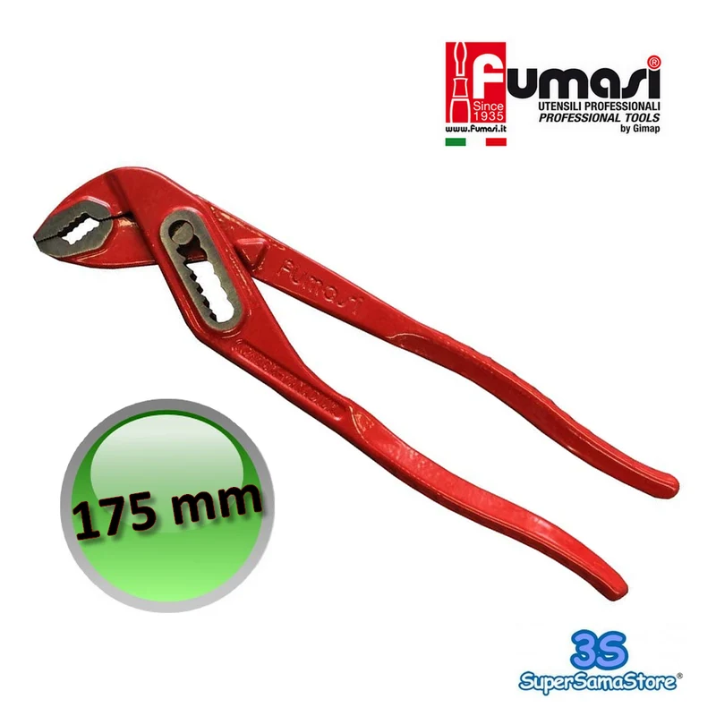 Pince à charnière perroquet réglable de 175 mm avec plage de serrage à 7 positions de 5 à 30 mm