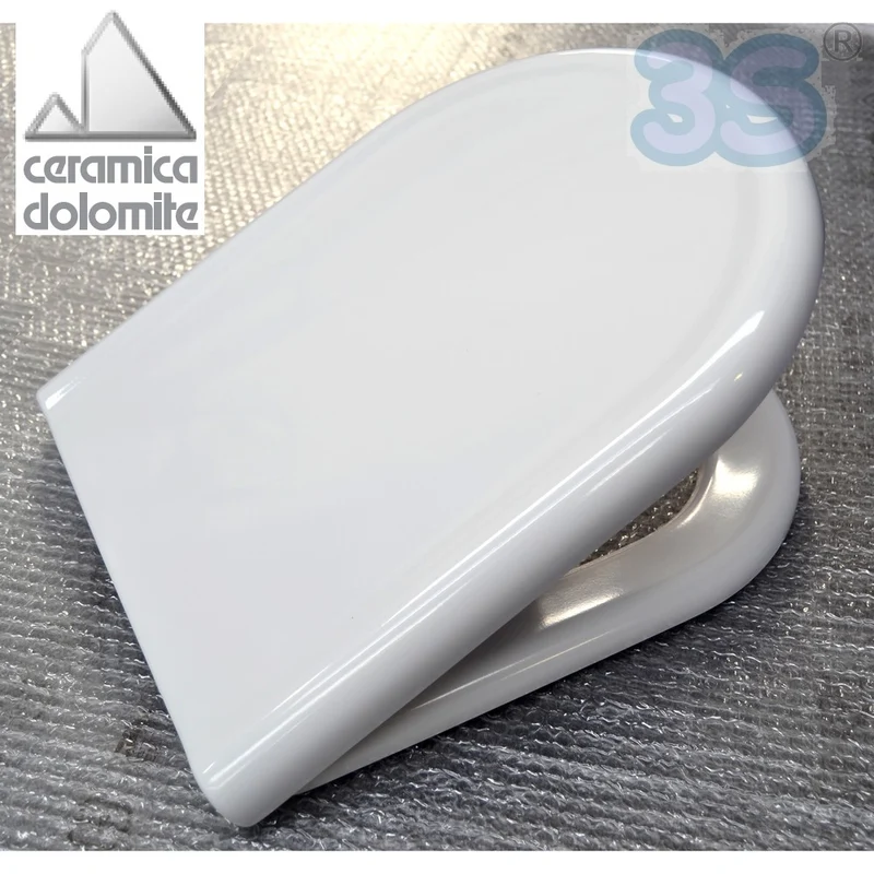 Abattant de toilette enveloppant en céramique dolomite CLODIA Ceramica d'origine - J104900