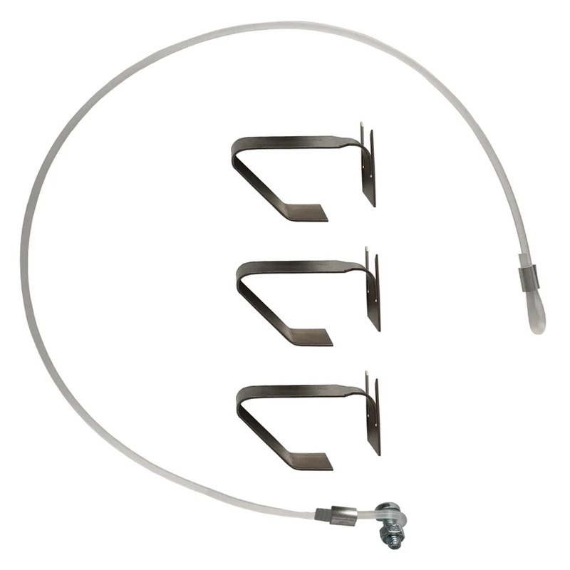 Jeu de 3 clips de fixation pour faux plafond, compatibles avec les anémostats de la série KU de Ø 160 mm.