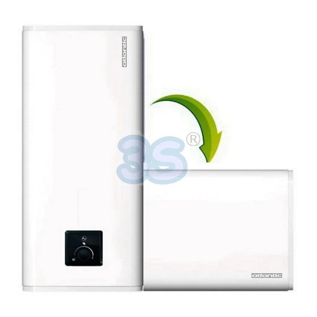 Chauffe-eau électrique VERTIGO Atlantic 80 l - installation verticale ou horizontale ultra-plate