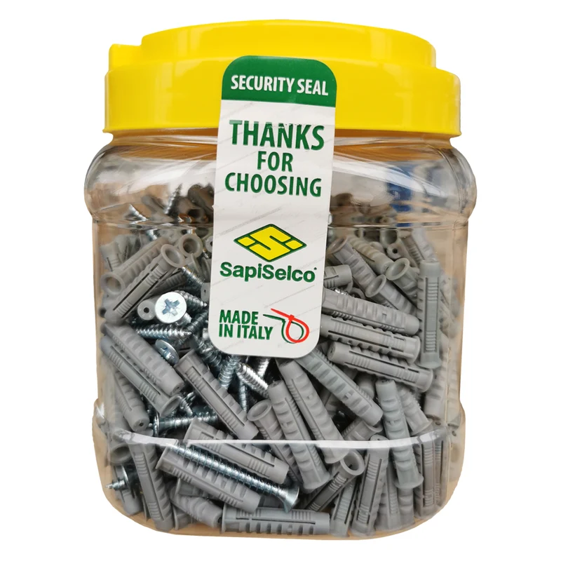 Conteneur SNXV pour seau - bouchons et vis Ø6 x 30 mm - 300 pièces