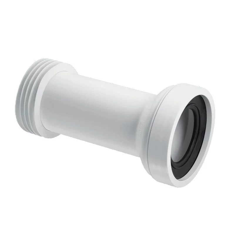 Manchon en polypropylène blanc pour raccordement d'évacuation WC Ø 90 / 110 mm