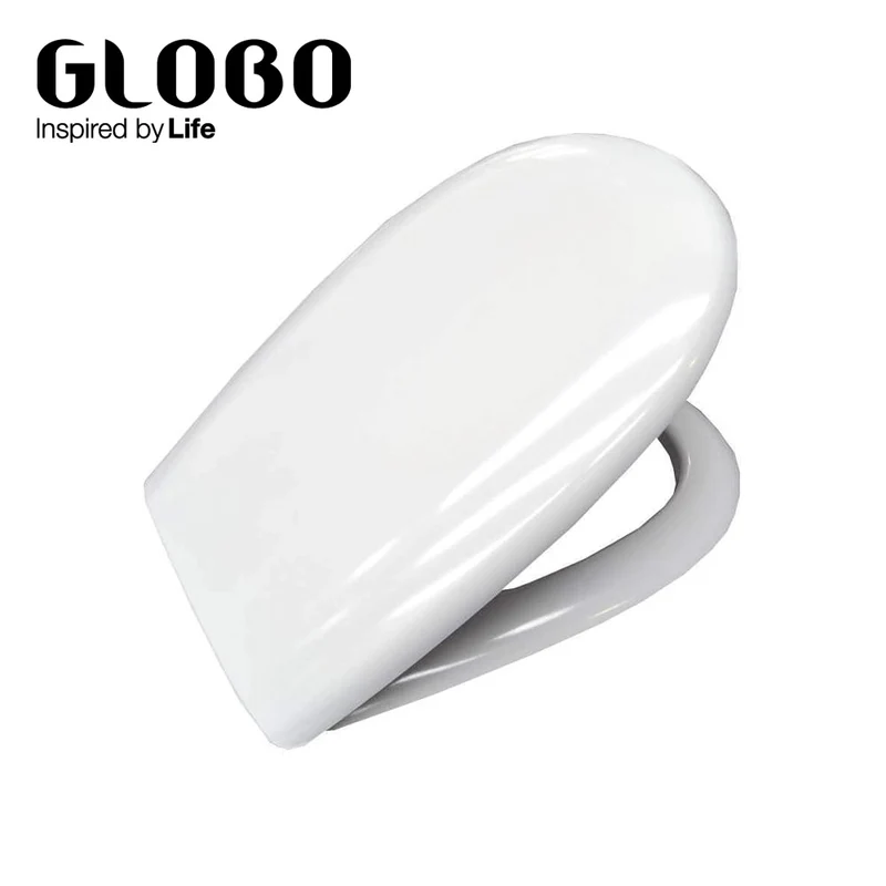 Globo, modèle Grace, siège à fermeture traditionnelle 46x36, blanc brillant