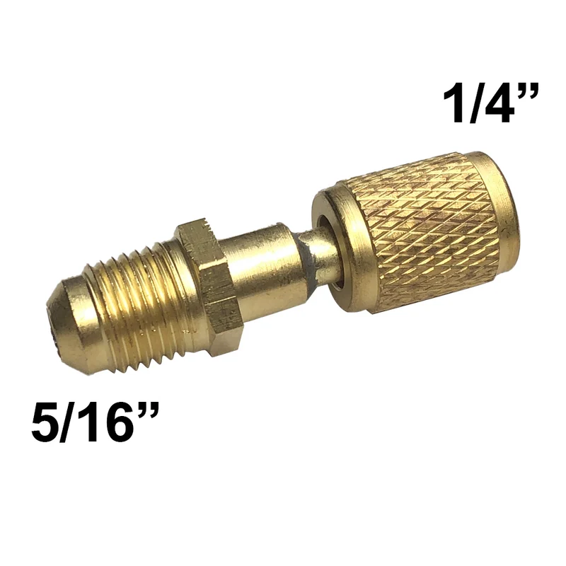 Raccord pivotant réduit M 5/16'' x F 1/4'' avec goupille de pression