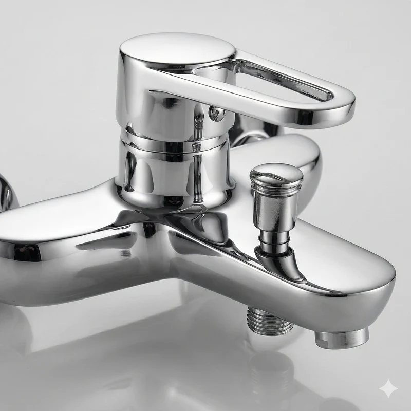 RUBINETTO MISCELATORE CROMATO CASA VASCA LAVABO LAVANDINO KIT MONTAGGIO 8562*