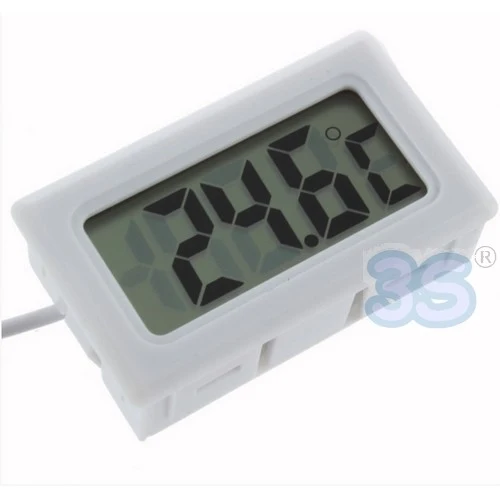 Thermomètre numérique avec sonde filaire de 100 cm - plage de mesure : -50 °C à +70 °C
