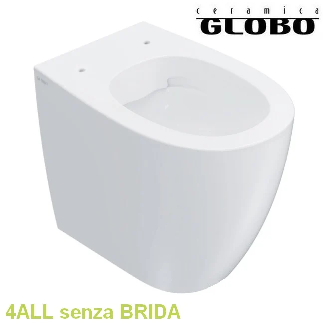 Globo, modèle 4ALL, vase sur pied 54 x 36 x 43 cm, blanc brillant