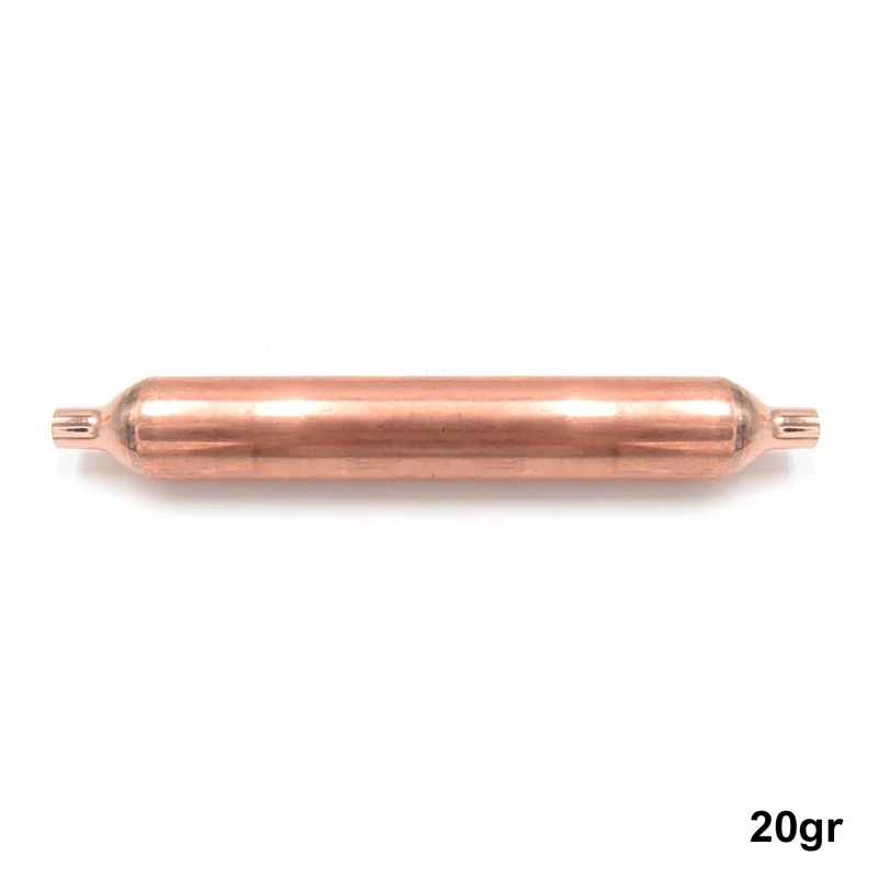 Filtre déshydrateur de 20 g/mol, raccords 6,1 x 6,1 mm – pour circuits frigorifiques