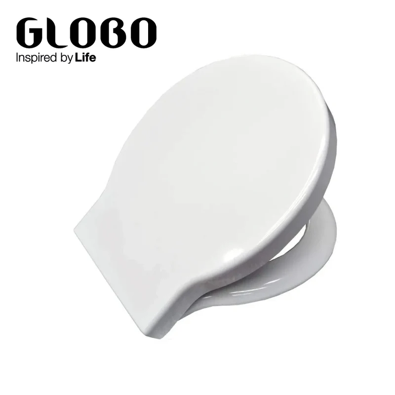 Abattant WC original à fermeture amortie pour cuvette 50 cm Ceramica Globo en résine thermodurcissable enveloppante - SB022BI