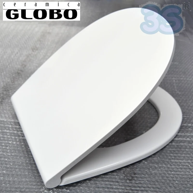 Globo, modèle 4ALL, siège à fermeture traditionnelle 45x36cm, blanc brillant