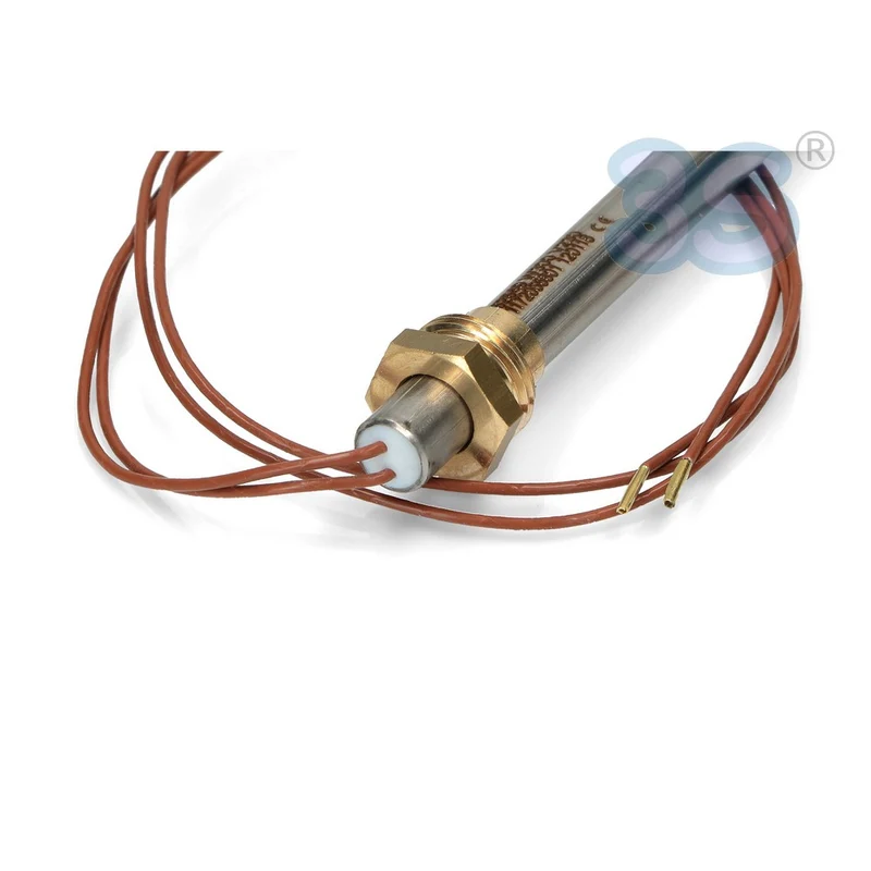 Bougie d'allumage pour poêle à granulés, 9,9 x 138 mm, résistance de 300 W