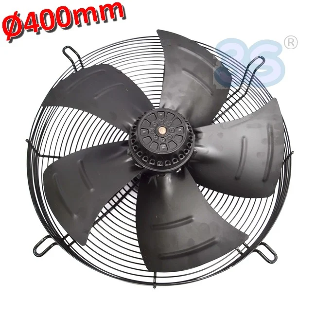 Extracteur d'air axial Ø 400 mm 190 W 220 V - avec moteur et grille