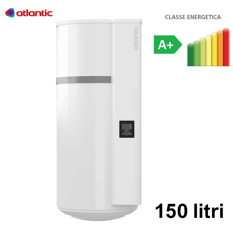 Pompe à chaleur murale CALYPSO VM Atlantic 150 lt - électrique classe thermodynamique A+ avec résistance auxiliaire