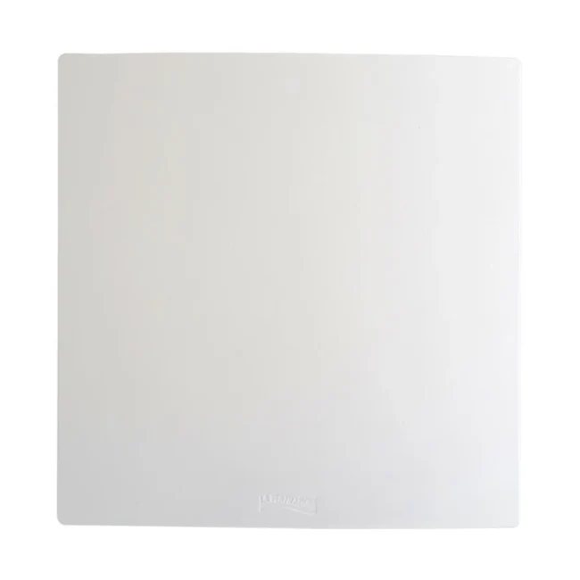 Grille de ventilation carrée esthétique 166 x 166 mm, pour trou Ø 80/125 mm BLANC