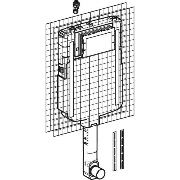 Réservoir de toilette encastré GEBERIT SIGMA 8