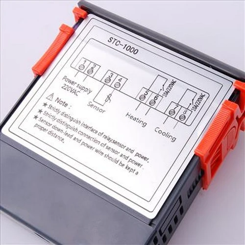 Thermostat STC-1000 pour aquarium et réfrigération