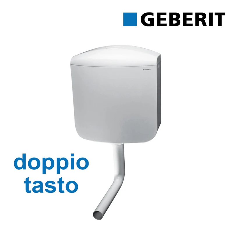 Réservoir de toilette externe GEBERIT AP117 Montana Duo à double chasse d'eau